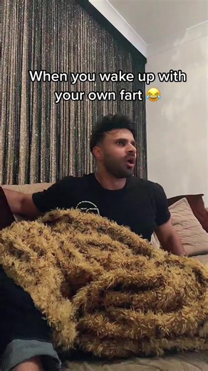 When your own fart scares you 😂
