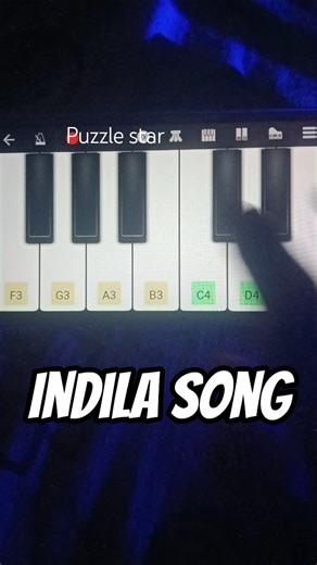 Indila song on walk band app ||walk band #puzzle star.