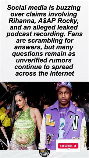 Rihanna and A$AP Rocky Rumor Sparks Online Frenzy After Alleged Podcast Leak