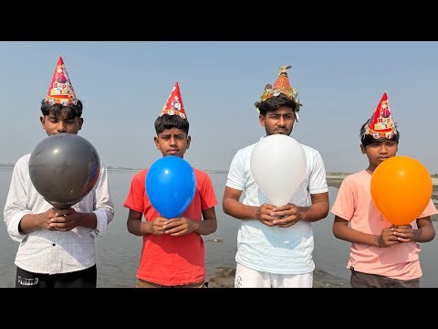 outdoor fun with Flower Balloon🎈and learn colors for kids by😍I kids episode-4
