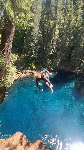 What flip was that? #cliffjumping #diving #flips | Jodyyce
