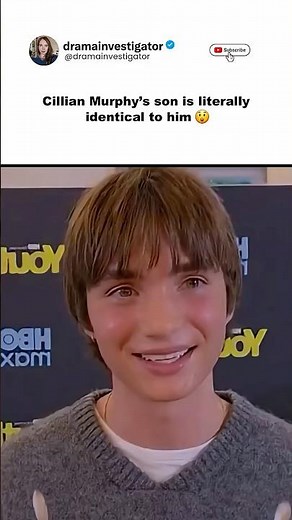 Cillian Murphy's son is literally identical to him 😲 #cillianmurphy