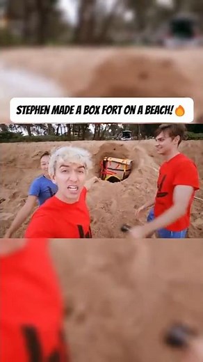 UNDERGROUND BOX FORT!! STEPHEN SHARER,GRACE SHARER,CARTER SHARER! #stephensharer #maclaren