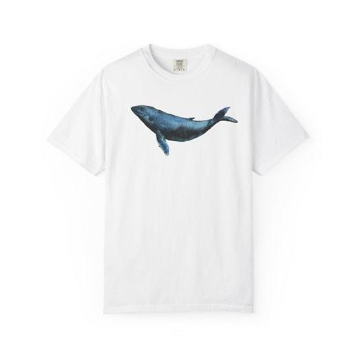 Watercolor Whale Tee| Ocean Marine Life Graphic Tee - Etsy