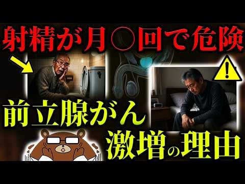 放置厳禁！激増している前立腺がんの「驚きの事情」。40年で25倍に急増..射精回数との関係は。早期発見・予防法とは。加齢と運だけの原因ではない。今日から変えられる予防習慣・早期発見法を医師が完全解説
