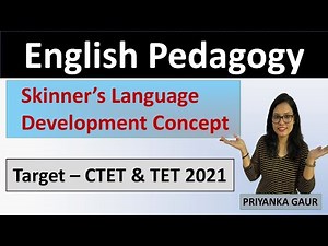 Skinner’s Language Development Concept Video Lecture | Crash Course for CTET Preparation (Hinglish) - CTET and State TET