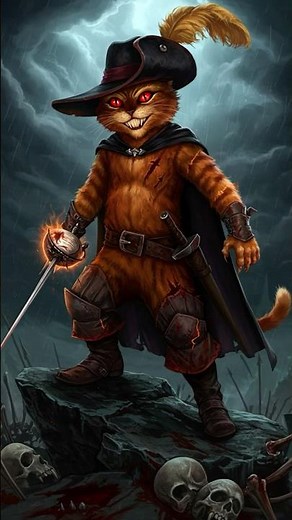 Horror Version of Puss in Boots! Kitty, Humpty, Jack & Jill as Twisted Fairytale Monsters! 🐱💀