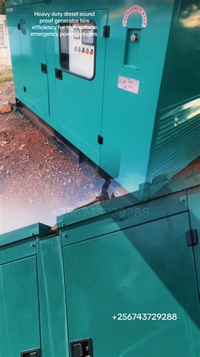 Heavy duty diesel sound proof generator hire efficiency for high voltage emergency power outages ☎️ 256743729288 for sale price in Kampala Uganda/ events hire perkins, Honda, Yamaha, Cummins, CAT SERVICE maintenance ❤️ 256743729288 HIRE /small 800W Generators Uganda for: Generators And Lighting Equipment | Construction Equipment | Welding Equipment | Block And Paver Making Equipment | Agricultural Equipment | Garage Equipment | Power Tools | Industrial Fabrication Equipment | Earth Moving Equipm