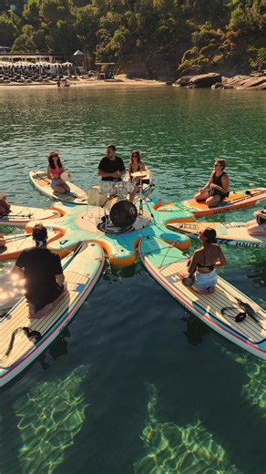 Drumming in the middle of the ocean, without a trending audio. 🌊🥁 Enjoy the nature's sound!😍🥹 #drums #trend #oceanlife #turkey #drumming | Patrick J. Abdo