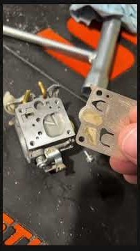 My chainsaw or concrete saw won’t idle or throttle. Try cleaning the pump diaphragm side of the carb