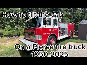 How to tilt the cab on fire truck