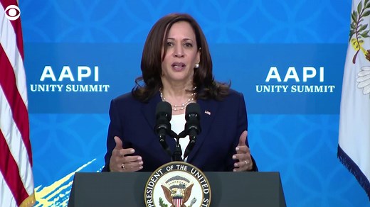 WATCH: Vice President Kamala Harris speaks about voter suppression and the need for Congress to pass voting rights bills at the Asian American and Pacific Islander Summit. | CBS News