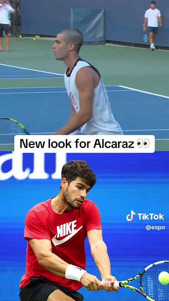 Carlos Alcaraz Debuts New Look at US Open 2025