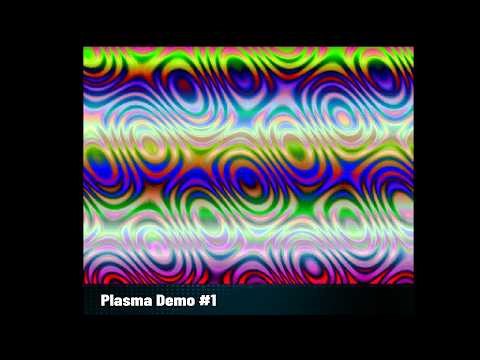 Plasma Demo #1 on WinUAE Amiga 1200/68020 CPU