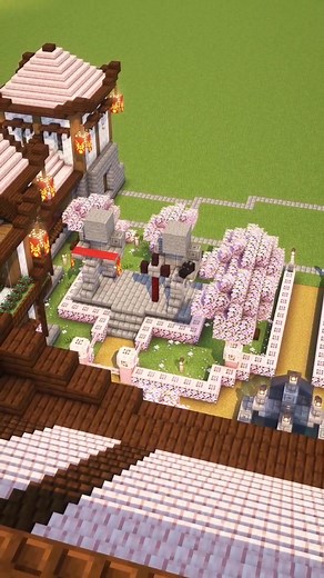 Minecraft Easy Cherry Castle 🏯 - Link in Bio❤️ #minecraft #minecrafttutorial #minecraftbuild #minecraftbuilds #minecraftbuilding #minecraftbuildingideas | Craft Universe