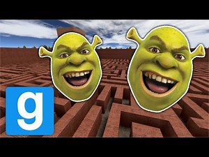 SHREK CHASES US OUT OF MAZE! (gmod nextbot)