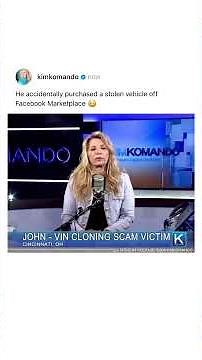 Vin Cloning Scam on Facebook Marketplace #shorts #scam #scamalert #facebookmarketplace #technews