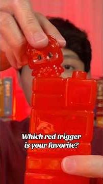 ASMR but I can ONLY use red triggers?! #asmr #asmrcolor #asmrvideo
