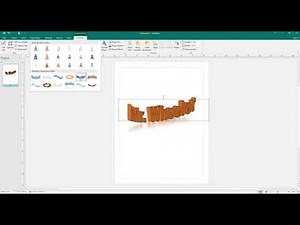 How to Create and edit Word Art in Publisher