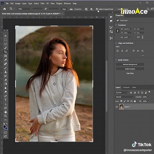 Crop tool #adobephotoshop #adobephotoshoptutorial