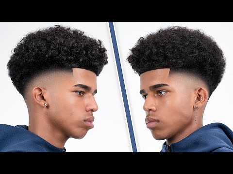 FLAWLESS AFRO DROP FADE HAIRCUT TUTORIAL!