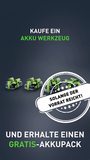 Letzte Chance! 🤫 Noch bis Freitag (09.05.25) eins von ausgewählten Akku-Produkten in der Basic-Variante kaufen und einen Gratis-Akku direkt im Systainer erhalten! 🔋🎁 Direkt im Festool Onlineshop und bei teilnehmenden Fachhandelspartnern 🛒 | Festool