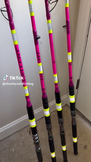 Catch The Fever Fluorescent Hellcat Fishing Rods! CHUNKY10