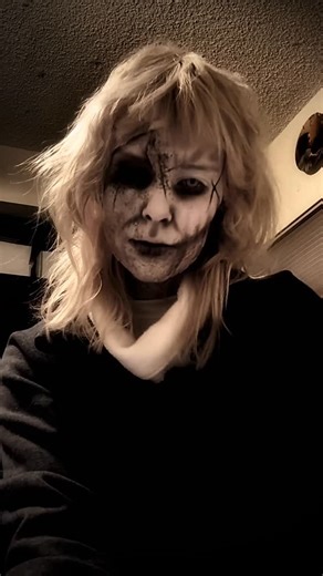 Kai Sokol on Instagram: "Something is rotting again… Products used: -Contacts @uniqso (code crustycannibal for 10% off) -White Base @mehronmakeup Clown White -Setting Powder @mehronmakeup -Eyeshadow @nyxcosmetics -Teeth @mehronmakeup Tooth FX (Black) Crusty tags~ #horrorcosplay #creepypasta #horror #sfxmakeup #mehron analog horror, horror, makeup, sfx, sfx makeup, uncanny valley, oc, oc cosplay, junji ito, horror art, creepy, unsettling, vhs horror, mandela catalogue, demon, alternate, demon cos