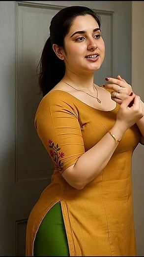 Expressive Grace: A Pretty Girl Speaking Through Her Hands