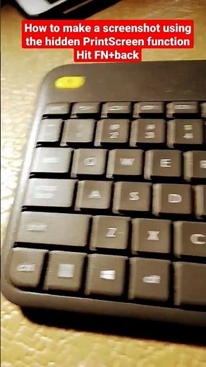 How to Print-screen on Logitech K400+ K400 Plus Keyboard for a Screenshot 💻 🖥️