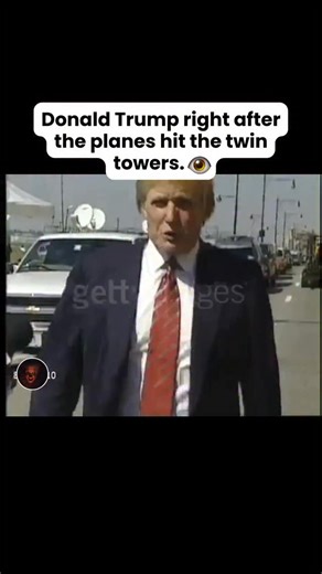 Haunting Clips | Conspiracy on Instagram: "They told you the nation was in shock, paralyzed. But one man was already on the ground, acting with unnatural speed and purpose not as a grieving citizen, but as a developer assessing a site. Here’s what they don’t tell you: ✅ Trump’s immediate presence at Ground Zero wasn’t civic duty. It was business intelligence. While America mourned, he was already surveying the damage, mobilizing his own construction crews (“100 men,” “another 100 coming”), and p