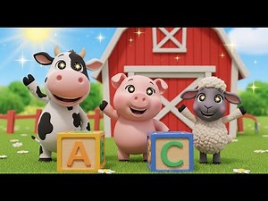 動物いっぱいABC牧場の楽しみ 🐄 | 幼児向けアルファベット学習 | 子ども向けABC動画