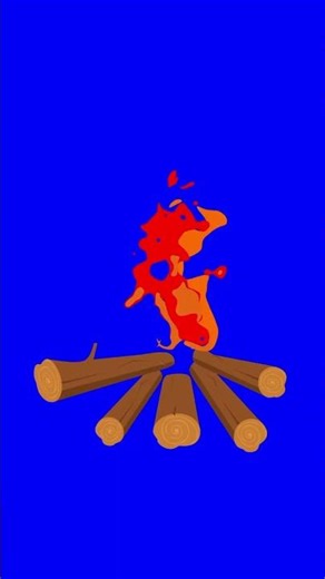 Flat Design Fire and Flame Elements Pack #greenscreen #animation #vfx