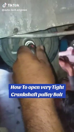 How To Remove a Tight Crankshaft Pulley Bolt | Expert Mechanic Tips