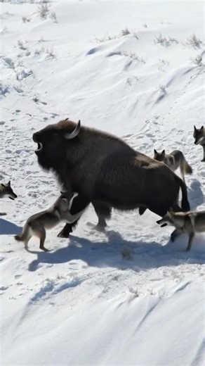 “Estrategia salvaje” #Lobo#NaturalezaSalvaje#Depredadores#VidaSalvaje #curiosidades #animales