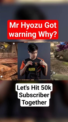 Mr Hyozu Got Warning Why?😳#rsnepalese #foryou #shorts #pubgmobile #pubg