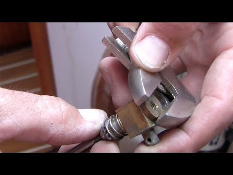 How to replace Yanmar control cables on a boat