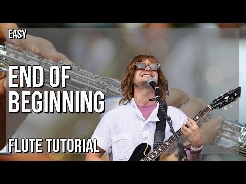 How to play End of Beginning by Djo on Flute (Tutorial)