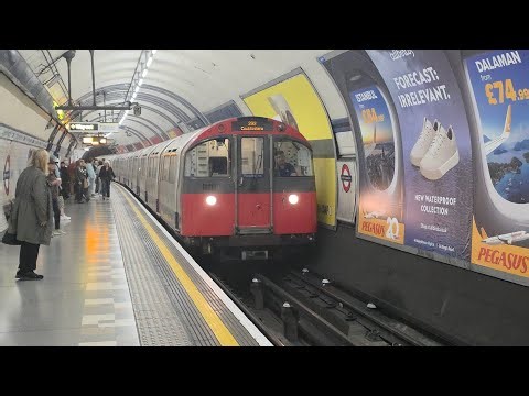 Journey On The Piccadilly Line 1973 Stock From South Kensington To Piccadilly Circus
