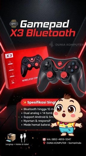 Gamepad x3 Bluetooth