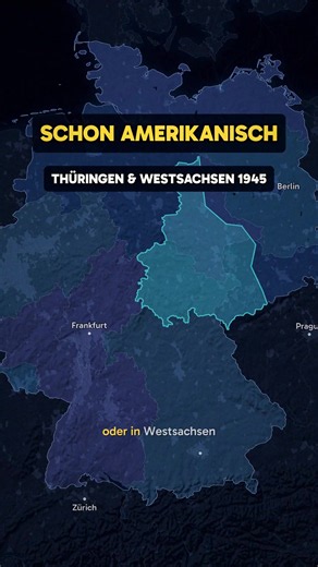 Warum wurde Thüringen sowjetisch, obwohl dort die Amerikaner standen? Im April 1945 hielten US-Truppen Erfurt, Weimar, Jena, Halle, Leipzig und Magdeburg – am 1. Juli zogen sie sich zurück. Der Preis: die Westsektoren in Berlin. War deine Stadt dabei? #thüringen #sachsen #1945 #geschichte #ddr #besatzungszonen #torgau #leipzig #deutschechroniken #karten #lernenmittiktok
