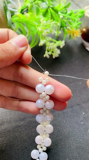 🔥Pearl & Bead NECKLACE Craft😍 | Watch Till End Handmade #short #necklace #jewellerycraft