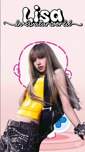 Lalisa In Avatarworld 🖤 #avatarworld #blackpink