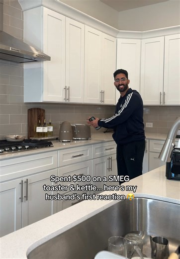 Husband's Hilarious Reaction to $500 SMEG Toaster and Kettle
