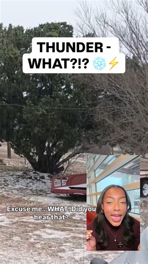 Weather is so cool!! I’m amazed and this is my job! @NBCDFW #thundersleet #winterstorm #meteorologist