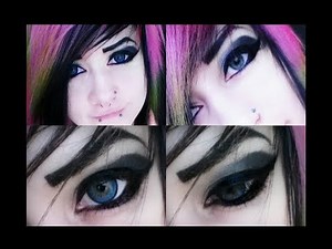 Tutorial. How I do my emo scene makeup