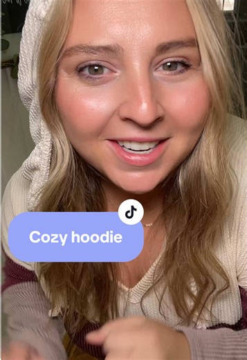 Ribbed hooded pullover! The name is fitting because this is so cozy! #plussizefashion #plussizesweater