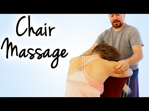 How to Give a Back Massage in a Chair | Beginners Tutorial for Back, Neck & Shoulders