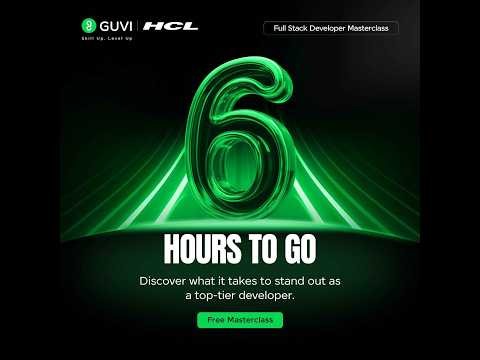 HCL GUVI'S Full Stack Development Workshop | Technical Lead at HCL Software #video #hcl #guvi #tech