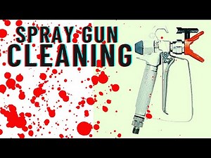 Cleaning a Paint Sprayer Graco SG2 Spray Gun